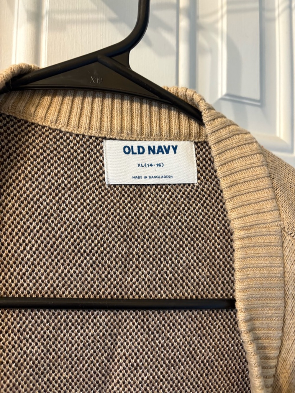 Old Navy Beige/Tan Open Knit Cardigan - Picture 2 of 4